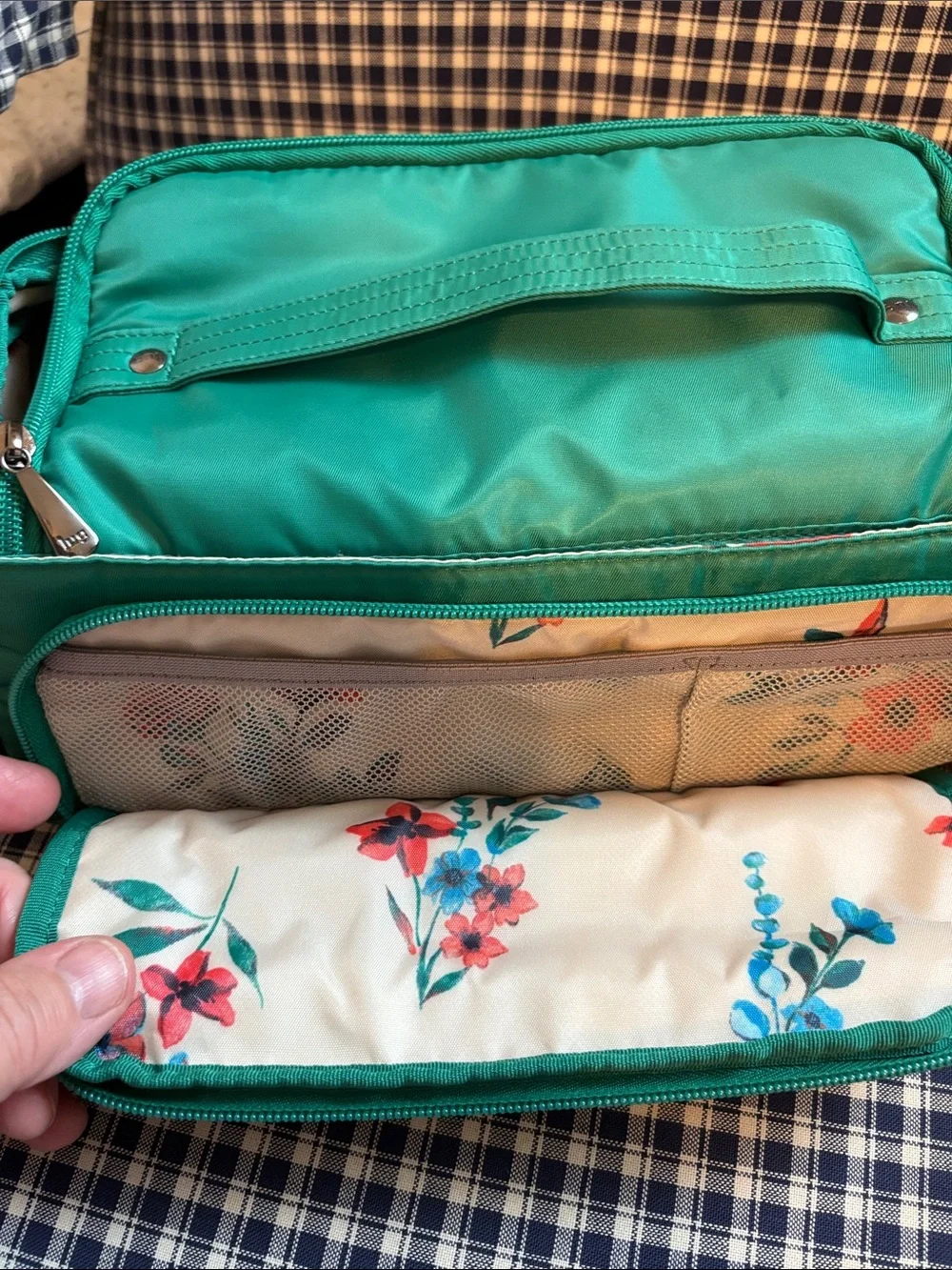lug Teal Travel Toiletry Organizer